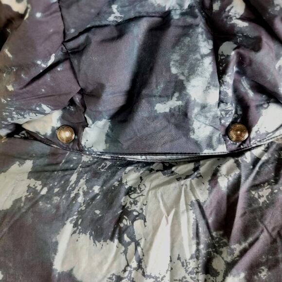 Polo Ralph Lauren Mens Convertible Down Puffer Jacket Blue size M Tie Dye - Picture 8 of 12